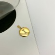 Pingente Letra Cravejada - Folheado a Ouro 18k