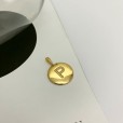 Pingente Letra Cravejada - Folheado a Ouro 18k