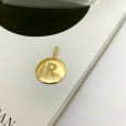 Pingente Letra Cravejada - Folheado a Ouro 18k