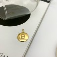 Pingente Letra Cravejada - Folheado a Ouro 18k