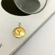Pingente Letra Cravejada - Folheado a Ouro 18k