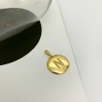 Pingente Letra Cravejada - Folheado a Ouro 18k