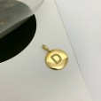 Pingente Letra Cravejada - Folheado a Ouro 18k
