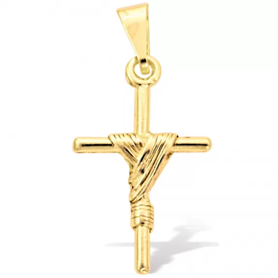 Pingente com manto de Jesus - Folheado a Ouro 18k