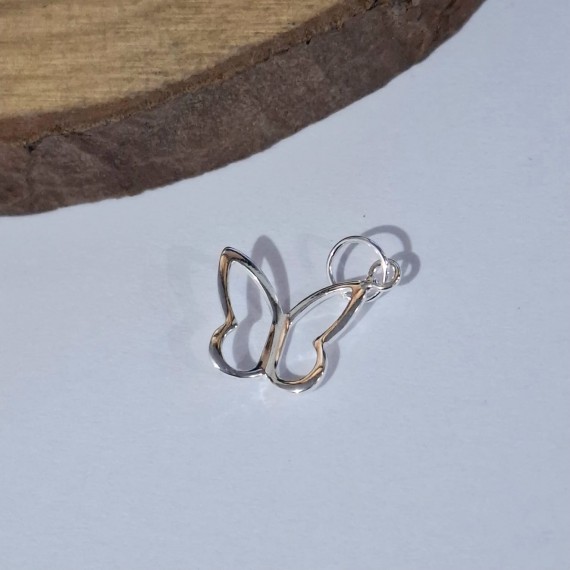 Pingente de Borboleta Vazado - Prata 925k 