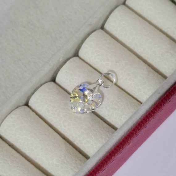 Pingente Ponto de Luz Furta Cor de Coração - Prata 925