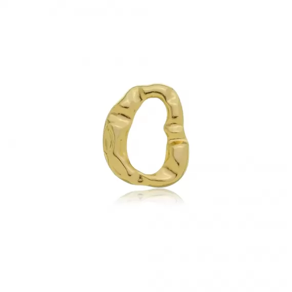 Pingente modelo orgânico (martelado) - Folheado a Ouro 18k