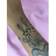 Pulseira Trevo e resina (Van Cleef) - Folheado a Ouro 18k