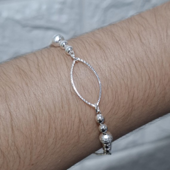 Pulseira de Bolinhas Eclipse - Folheado a Prata