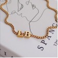 Pingente Letras 9mm - Folheado a Ouro 18k