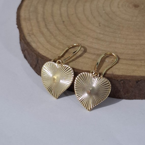 Brinco com Risco - Folheado a Ouro