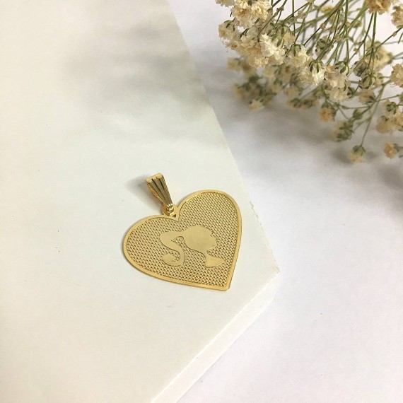 Pingente Barbie - Folheado a Ouro 18k