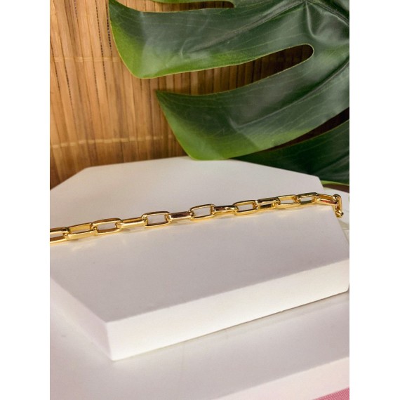 Pulseira Elo Cartier - Folheado a Ouro 18k