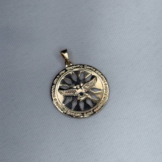 Pingente Pomba da Paz - Folheado a Ouro 18k