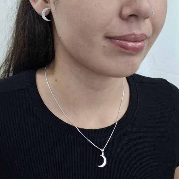 Conjunto Lua - Folheado a Prata