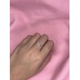 Anel Escrito "fé" - Folheado a Prata  