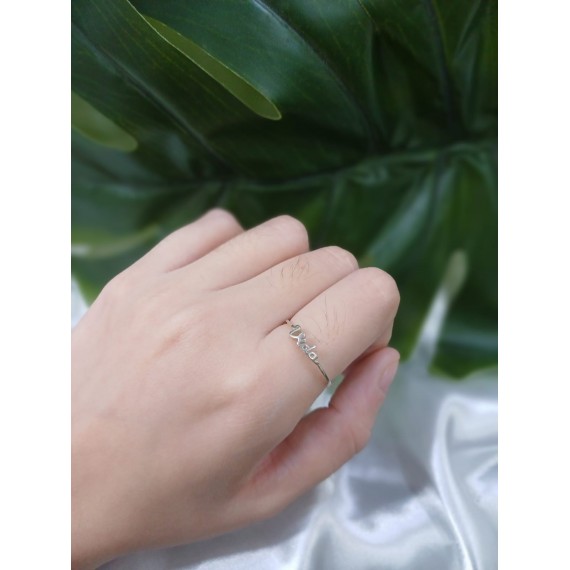 Anel "VIDA" - Prata 925k