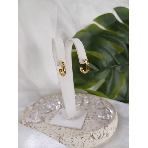 Argola Lisa - Folheado a Ouro 18k